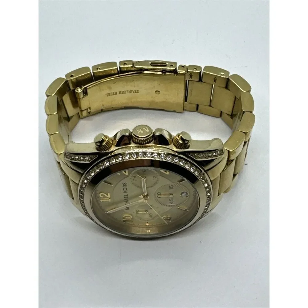 Michael Kors Blair MK5166 Women's Gold Stainless Steel Analog Dial Watch JNA648